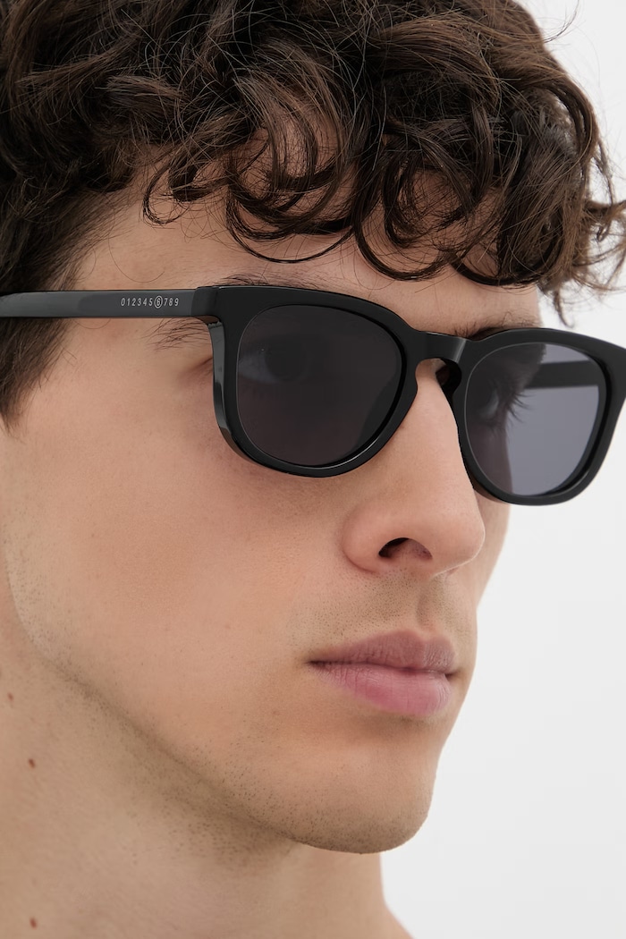 MM6 Maison Margiela LUNETTES 3 NOIR okulary przeciwsłoneczne IHZB