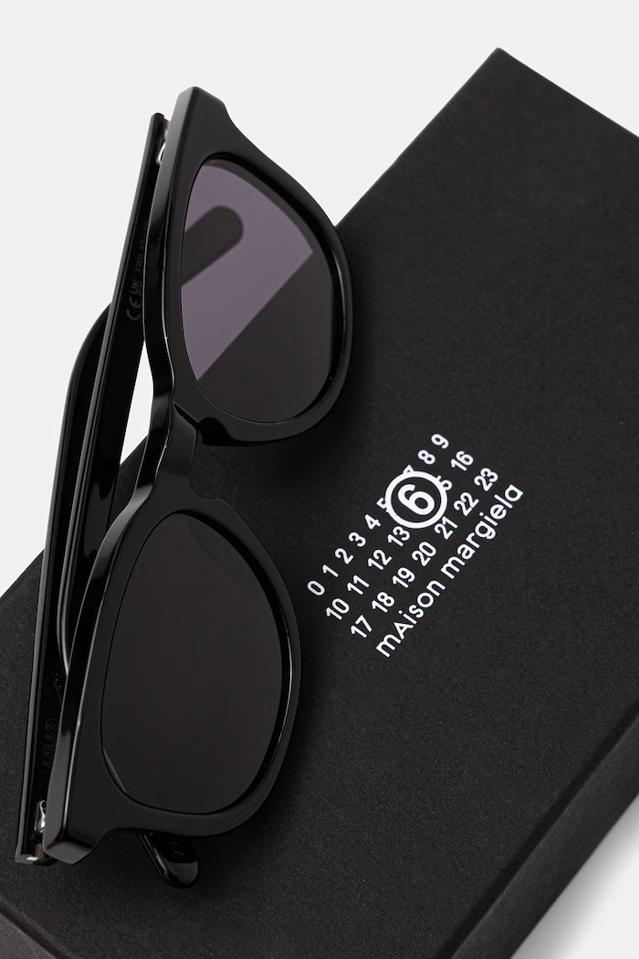 Akcesoria MM6 Maison Margiela LUNETTES 3 NOIR okulary przeciwsłoneczne IHZB czarny