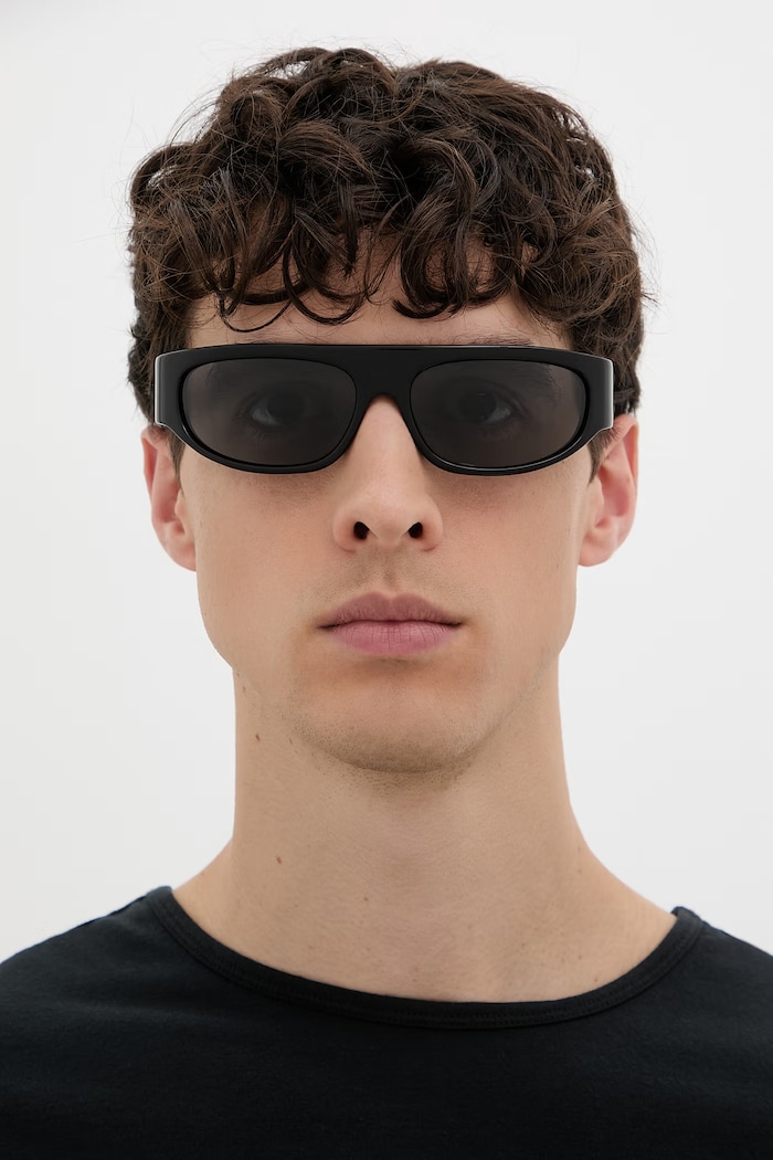MM6 Maison Margiela LUNETTES 1 NOIR okulary przeciwsłoneczne IK5I