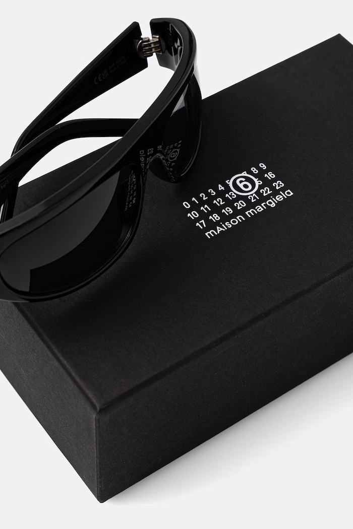 Akcesoria MM6 Maison Margiela LUNETTES 1 NOIR okulary przeciwsłoneczne IK5I czarny