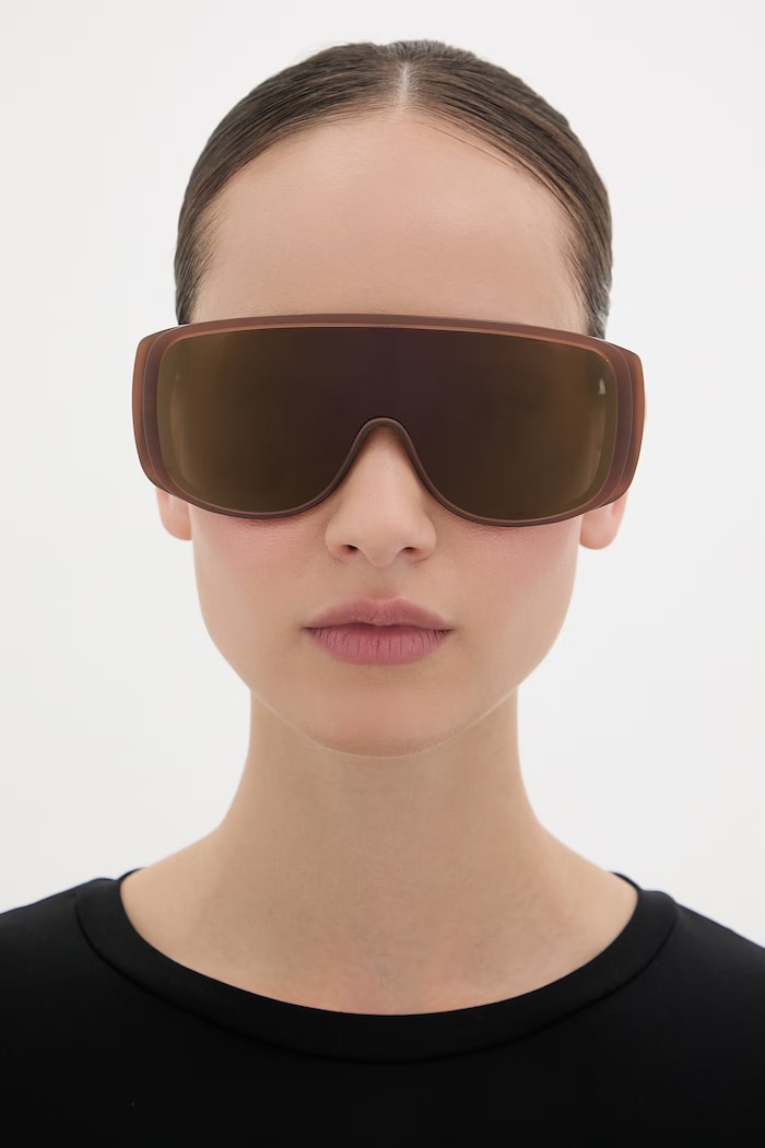 MM6 Maison Margiela MARGIELA MASK BROWN sunčane naočale IPFD
