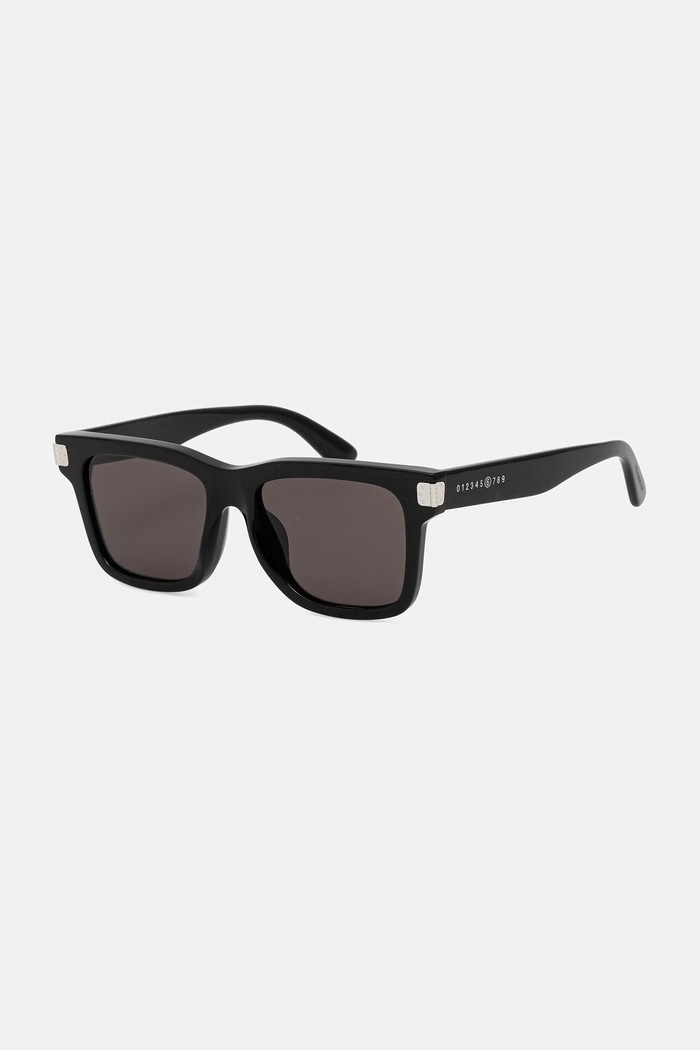MM6 Maison Margiela okulary przeciwsłoneczne damskie LUNETTES 15 NOIRES czarny I76B