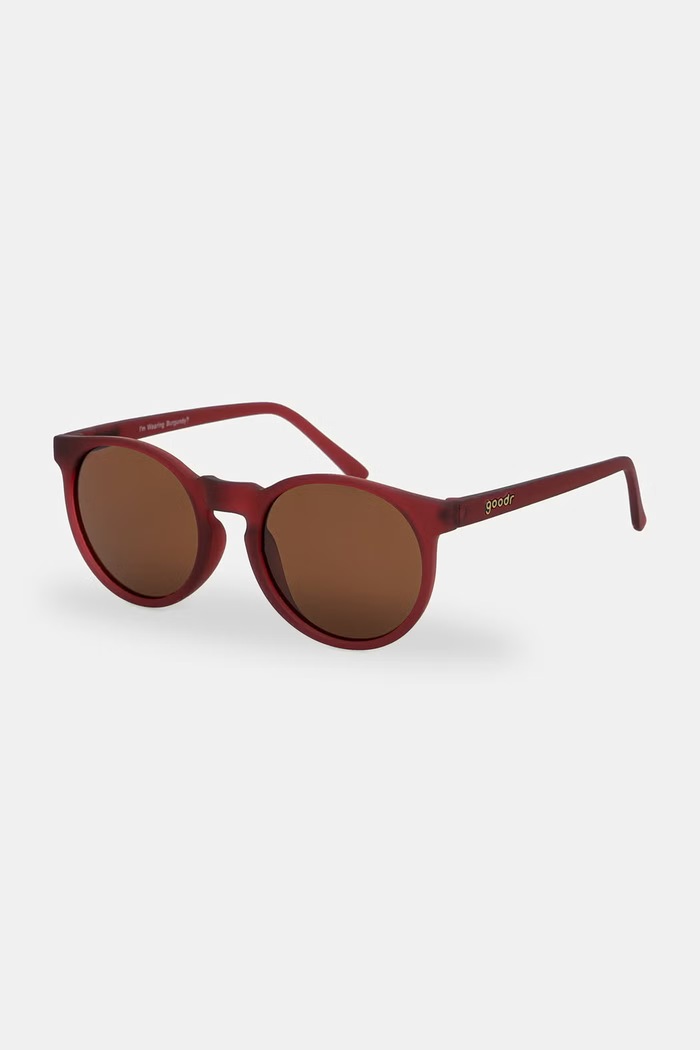 Goodr ochelari de soare rotunzi Circle Gs burgundia GO.607059