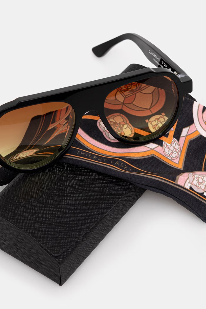 Thierry Lasry CLANDESTY солнцезащитные очки-авиаторы коричневый CLAN101.M