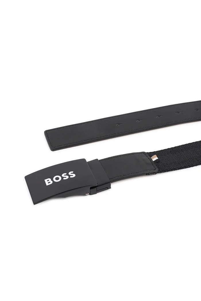 BOSS obojstranný opasok detský čierna J53128.60.75