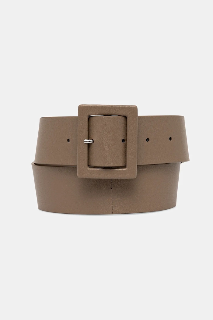Шкіряний ремінь Weekend Max Mara ABRIO бежевий 2615501014600