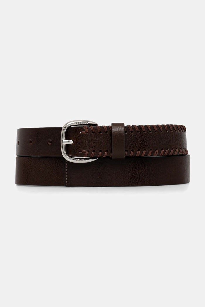 Δερμάτινη ζώνη Weekend Max Mara ABINGO καφέ 2615501044600