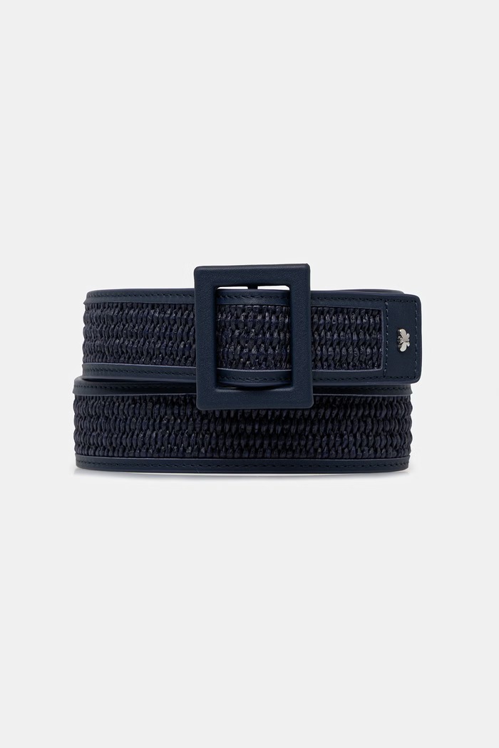 Weekend Max Mara curea pentru femei, cu imitație de piele ABOCCA bleumarin 2615501015600