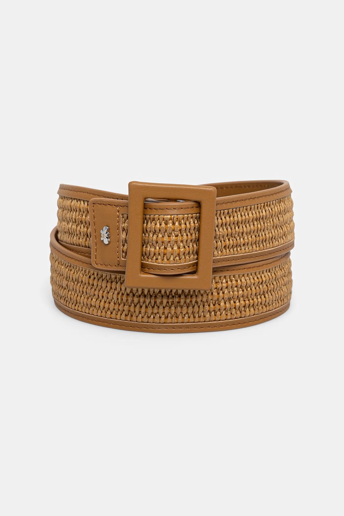 Weekend Max Mara curea pentru femei, cu imitație de piele ABOCCA maro 2615501015600