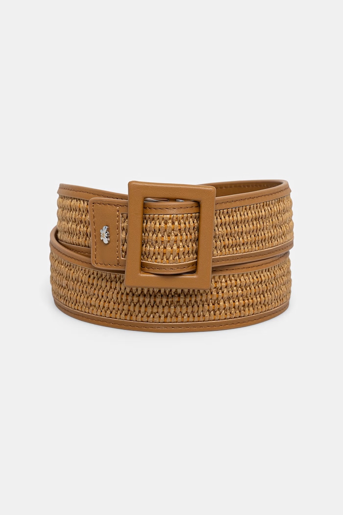 Weekend Max Mara curea pentru femei, cu imitație de piele ABOCCA maro 2615501015600