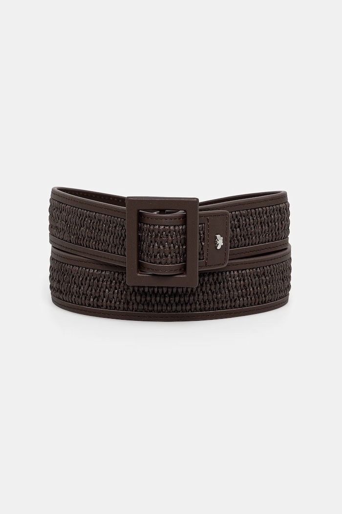 Weekend Max Mara curea pentru femei, cu imitație de piele ABOCCA maro 2615501015600