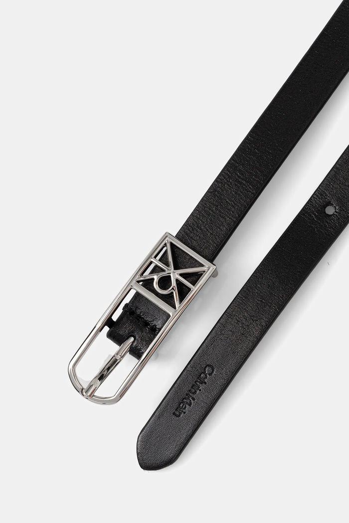 Calvin Klein ζώνη γυναικεία δερμάτινη LV04F7057G μαύρο SS26