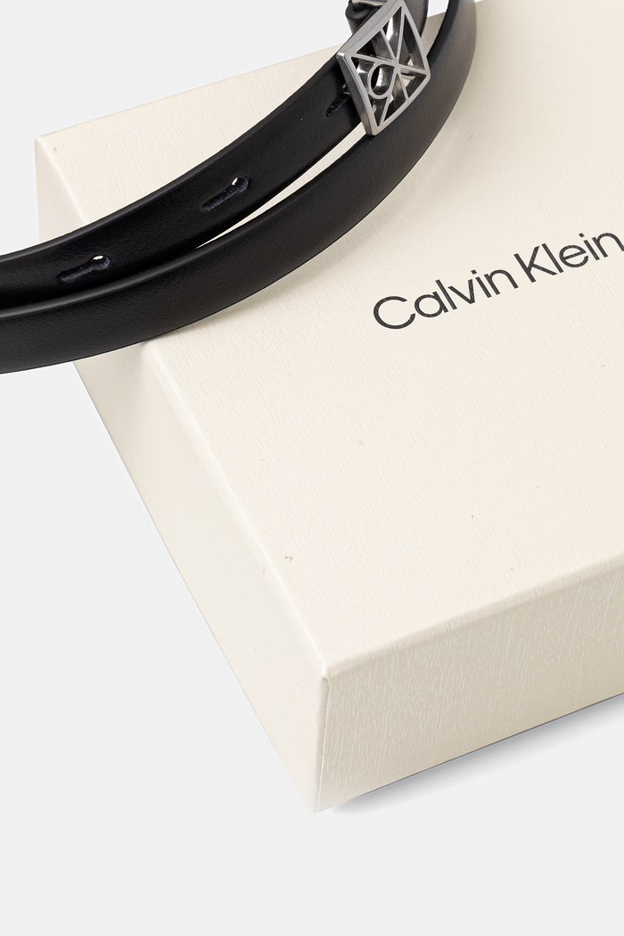 Αξεσουάρ Calvin Klein ζώνη γυναικεία δερμάτινη LV04F7061G μαύρο