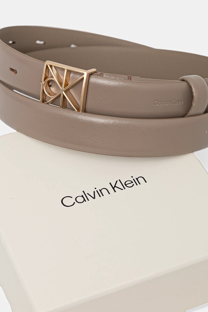 Αξεσουάρ Calvin Klein ζώνη γυναικεία LV04F7072G μπεζ