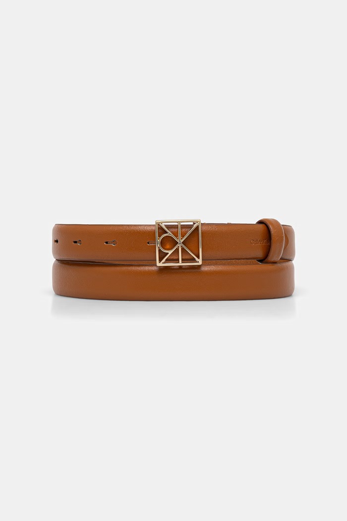 Calvin Klein ζώνη γυναικεία καφέ LV04F7072G