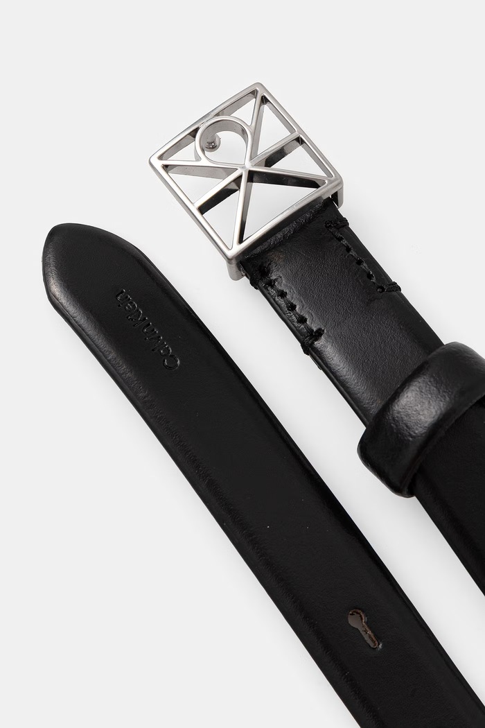 Calvin Klein ζώνη γυναικεία LV04F7072G μαύρο SS26