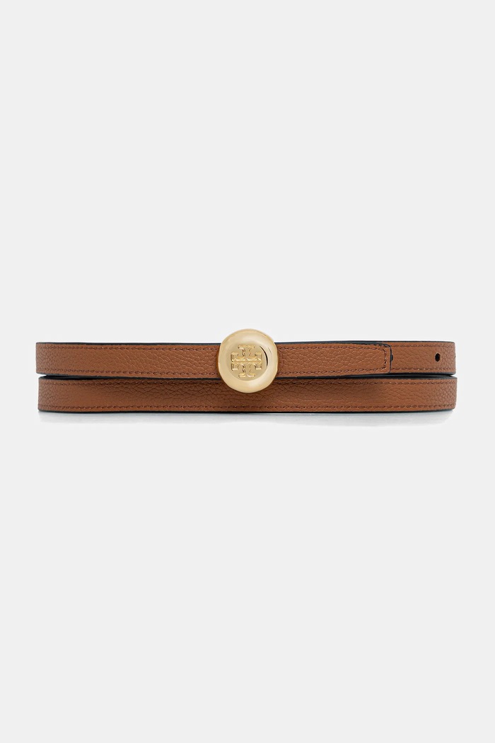 Tory Burch kifordítható bőröv Romy Reversible 175052.002 fekete SS26