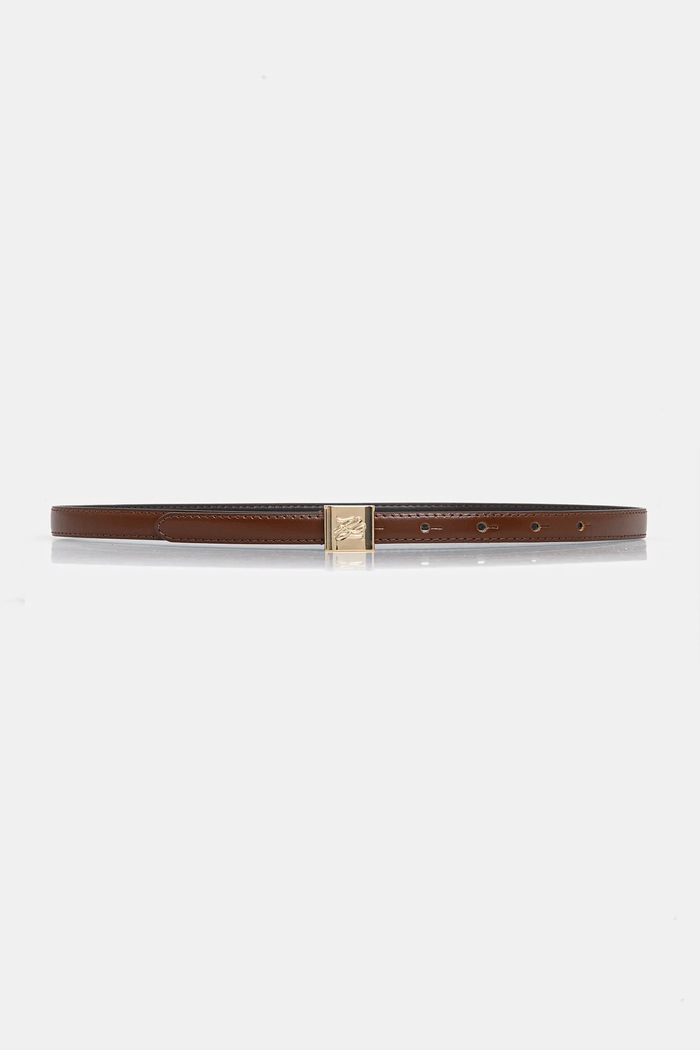 Кожен колан Karl Lagerfeld K/AUTOGRAPH кафяв B1W33099
