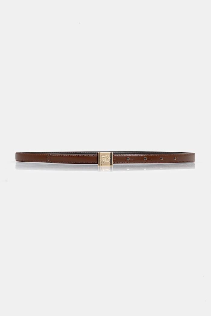Кожен колан Karl Lagerfeld K/AUTOGRAPH кафяв B1W33099