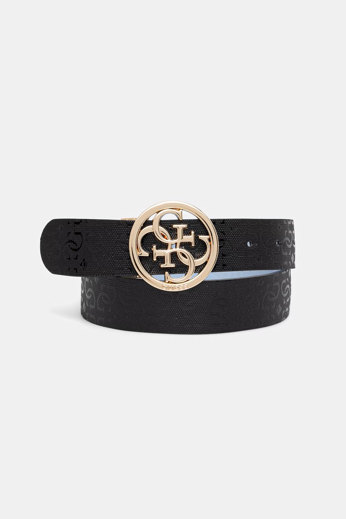 Guess oboustranný pásek dámský z imitace kůže STACEY černá BW9319.P6135
