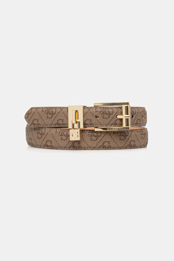 Guess curea pentru femei cu imitație de piele YESBA bej BW9322.P6125