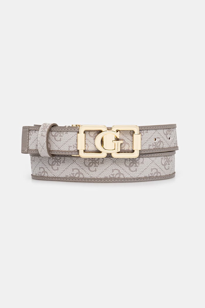 Guess cintura da donna in similpelle KARNILLA finta pelle fiore beige BW9334.P6130
