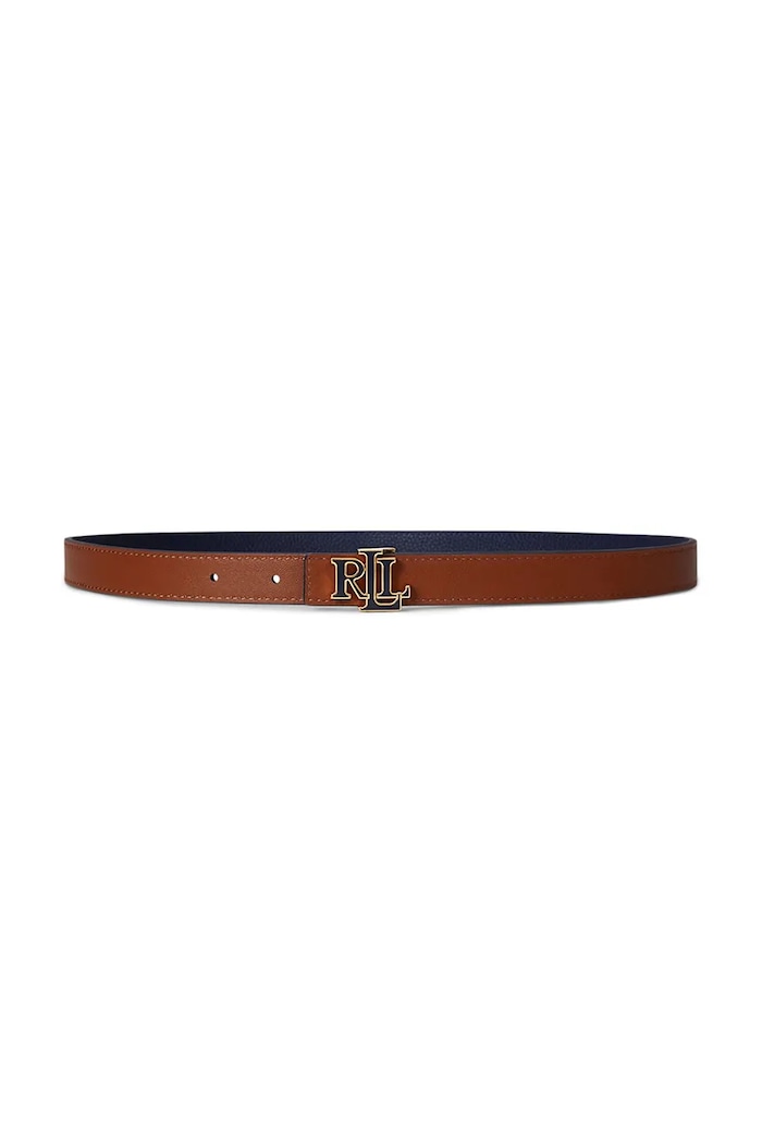 Lauren Ralph Lauren curea reversibilă pentru femei din piele 412P04418 bleumarin SS26