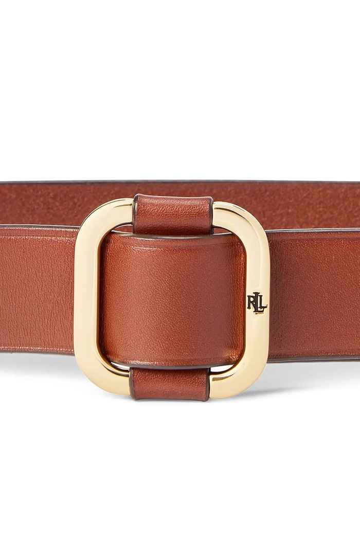 Lauren Ralph Lauren opasok dámsky kožený 412746393 hnedá SS26