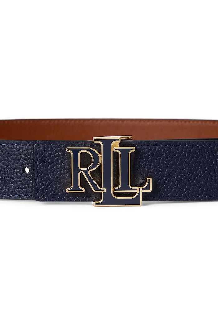 Аксесуари Lauren Ralph Lauren ремінь жіночий шкіряний 412P04417 темно-синій