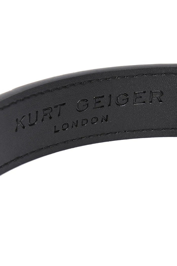 Kurt Geiger London колан дамски от кожа Kensington черен 5256100109