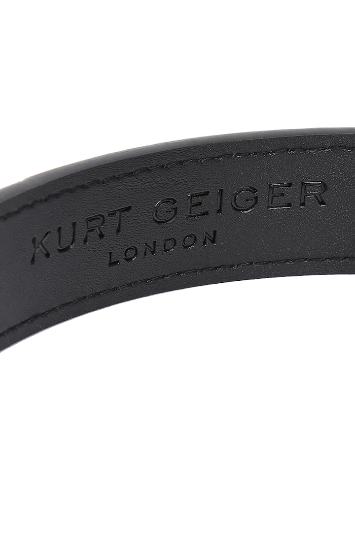 Kurt Geiger London колан дамски от кожа Kensington черен 5256100109