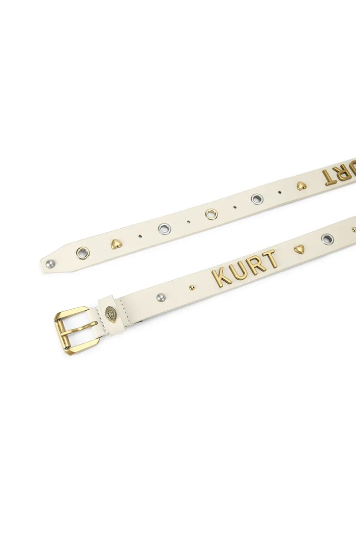 Kurt Geiger London bőr öv 5411441109 bézs SS26