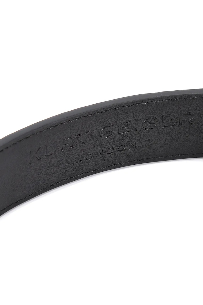 Kurt Geiger London bőr öv Kensington fekete 5256109109