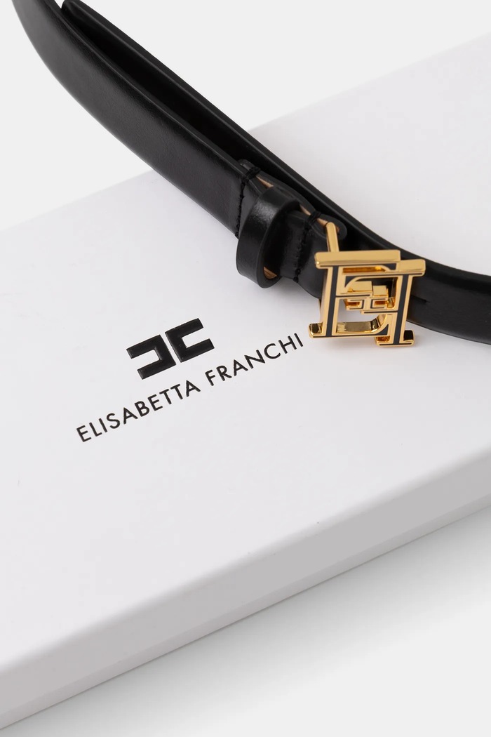 Accesorii Elisabetta Franchi curea CT92S61E2 negru