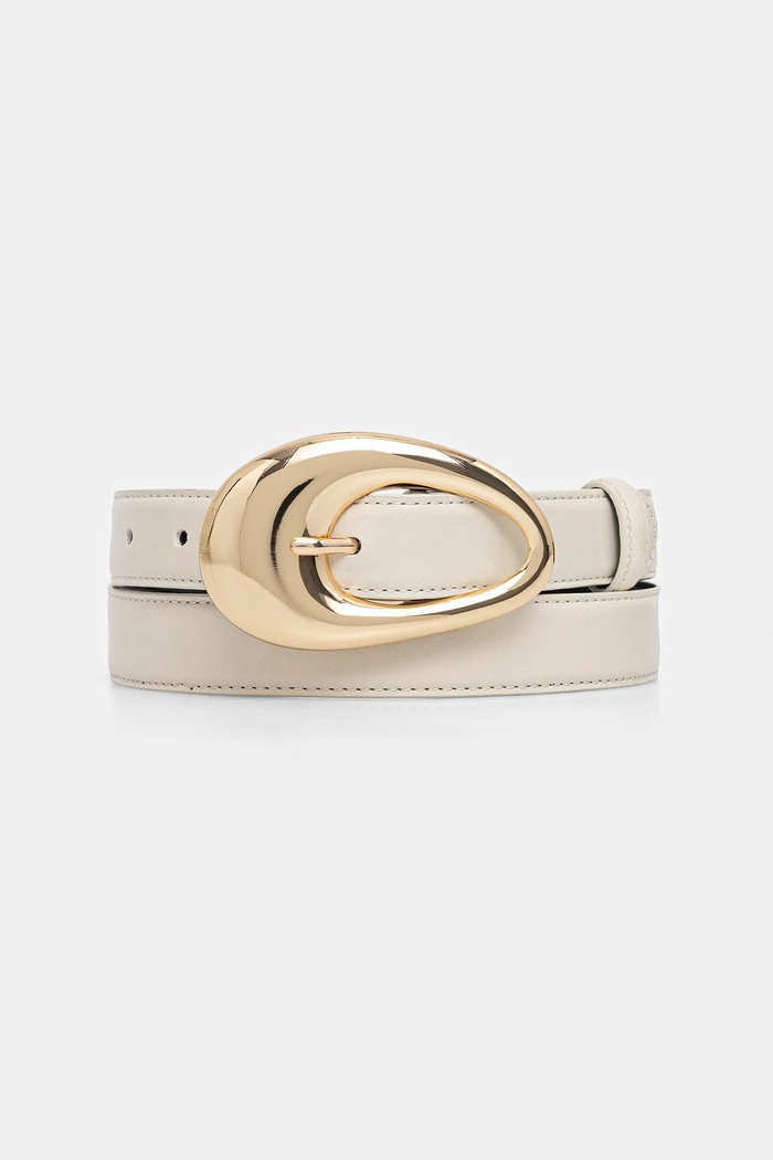 Marella curea de piele MLACANDITI Gift Box bej 2613501026200