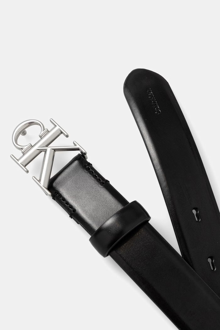 Calvin Klein pas ženski usnjen LV04F7074G črna SS26