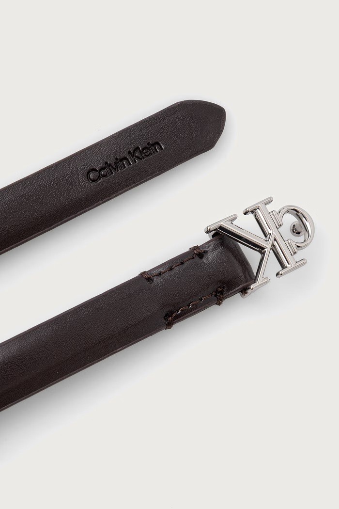 Calvin Klein pasek damski skórzany LV04F7085G brązowy SS26