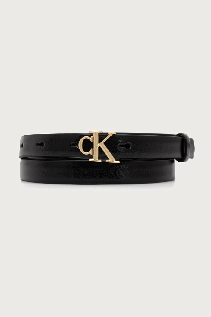 Calvin Klein Pasek damski skórzany czarny LV04F7085G