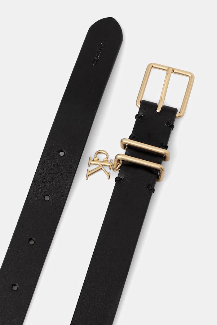Calvin Klein ζώνη γυναικεία δερμάτινη LV04F7086G μαύρο SS26