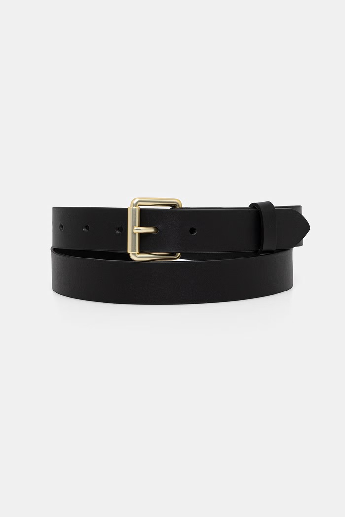 Barbour curea pentru femei, din piele Maia negru LAC0353