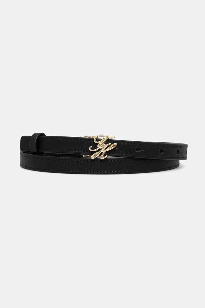Tommy Hilfiger curea pentru femei, din piele negru AW0AW18609