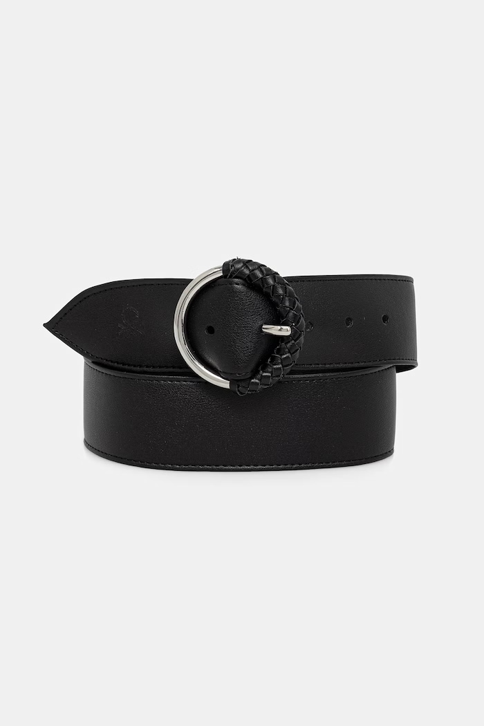 United Colors of Benetton curea pentru femei negru 6O2TVL008
