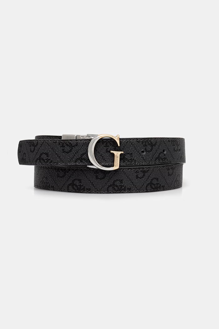 Guess pasek dwustronny damski szary BW9325.P6115