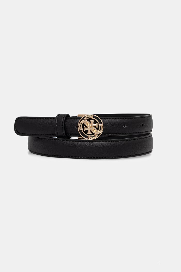 Guess pasek damski z imitacji skóry czarny BW9344.P6220