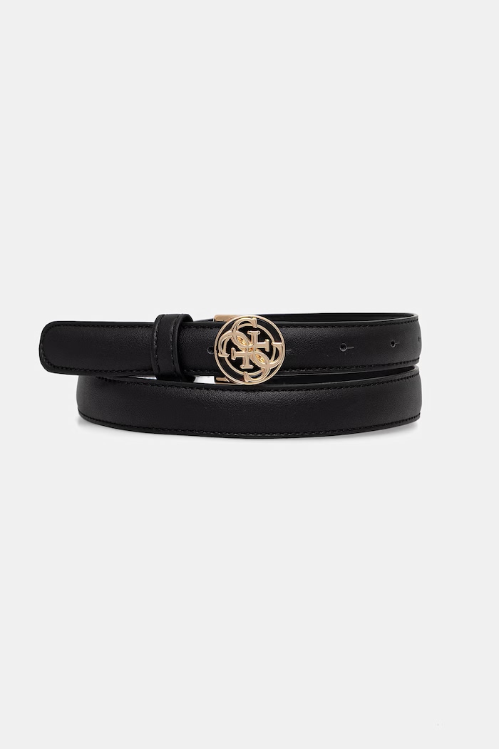 Guess pasek damski z imitacji skóry czarny BW9344.P6220