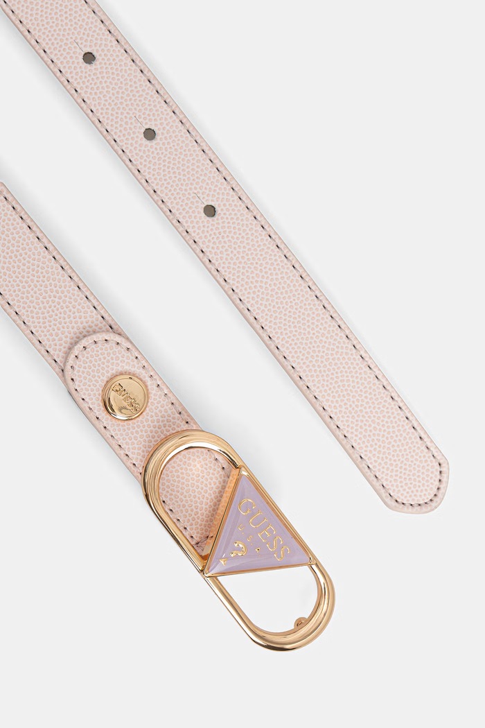 Guess pasek damski z imitacji skóry BW9361.P6220 różowy SS26