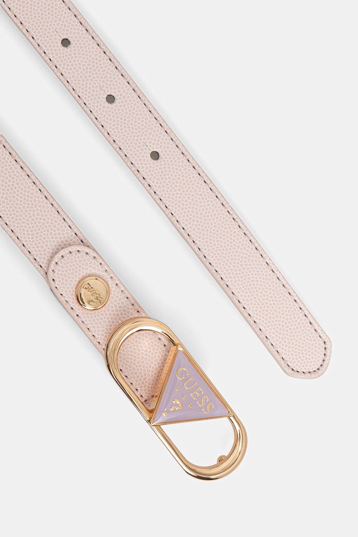 Guess pasek damski z imitacji skóry BW9361.P6220 różowy SS26
