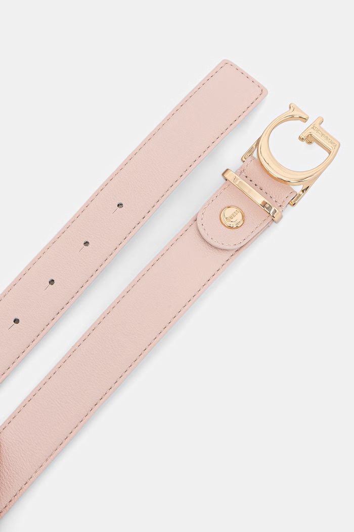 Guess pasek damski z imitacji skóry BIANCA BW9362.P6230 różowy SS26