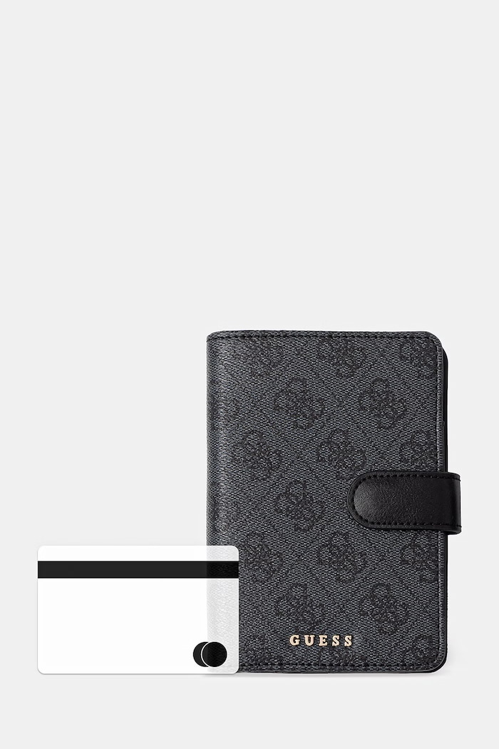 Guess etui na paszport i zawieszka do bagażu GFBOXW.P6201