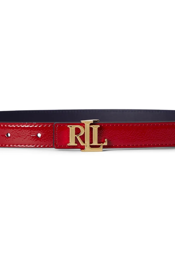 Accesorii Lauren Ralph Lauren curea reversibilă pentru femei, din piele 412P10210 rosu